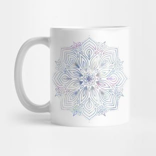 Iridescent Rainbow Pretty Mandala Mug